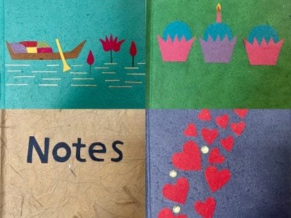 Handmade Jute Notebooks...