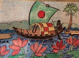 Bangladesh River Scene Jigsaw Puzzle